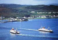 Ferries crossing Loch Alsh