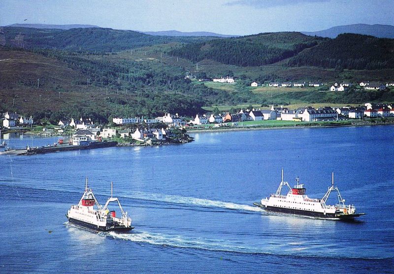 Ferries crossing Loch Alsh