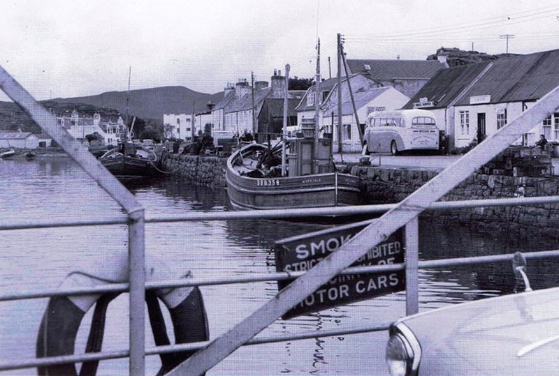 Circa 1959 - MFV Misty Isle alongside the pier