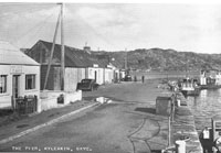 Circa 1955 - The Pier with the White Heather Cafe, coal shed, Cameron's Stores,
Ferry Waiting Room and public toilets