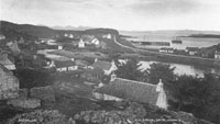Circa 1900 - Kyleakin from side of Craigard