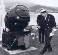 24th April 1982 - The Ceremony to Commemorate the Officers and Men of HMS Trelawney and 1st Minelaying Squadron at the Lochalsh Hotel, Kyle.