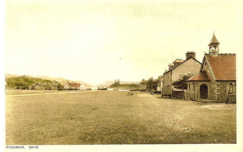 Circa 1930. The Free Church and Marine Hotel.