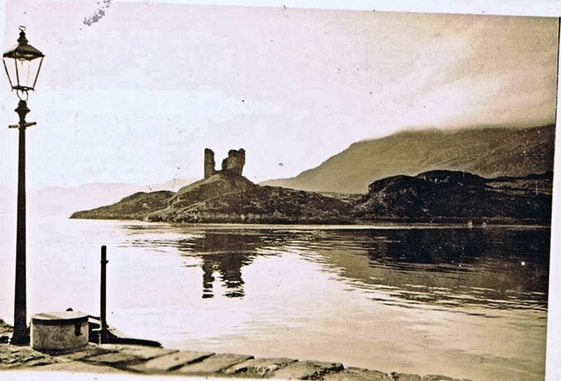 Circa late 1930's view of Castle Moil.