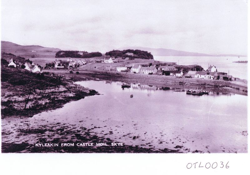  Circa 1930. Kyleakin from Castle Moil.