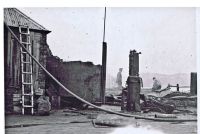 Around ferry office area following a fire in the 1930’s.