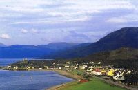 Modern view from the Skye Bridge – taken around 2000.