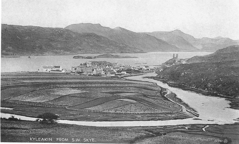 Circa 1910s - View of Kyleakin crofts from Kyle Farm.
Note there are no Council houses