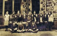 Portree Senior Secondary School - Class 3 - 8th Jan 1932
Back row: Donald Matheson, John MacLeod, Alex MacQueen, Archie Matheson, Roddy MacKenzie, John Murchison, Ian MacLean
Middle row: Isobel Shaw, Mary MacKenzie, Netta Milne, Mary Soutar, Ina MacKinnon, Cathie MacLean, Jessie MacLeod, Lexie Campbell, Effie Macinnes, Agnes Cameron
Front row: Alex Macleod, Calum MacLean, Donald MacLean, Donald Nicolson.